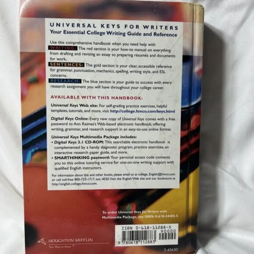 Universal Keys for Writers by Ann Raimes (2003,‎ Book, Other)